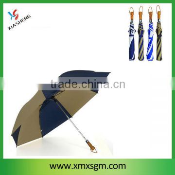 190T Pongee Short Umbrella with Wooden Handle