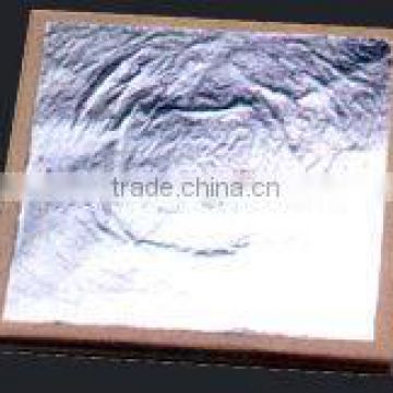 Best price 100% genuine silver leaf silver foil sheet aluminum foil (JSS-01)