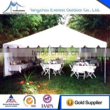2015 New Style Top qualiity white 20x20 PVC family frame tent