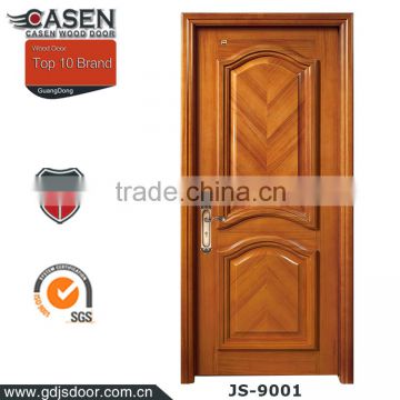 exterior wood door custom flush panel simple carving teak wood door design                        
                                                Quality Choice