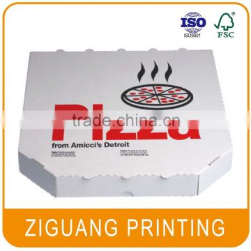 Customized corrugated pizza box printing