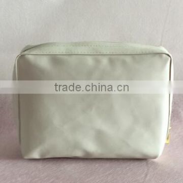 Wholesale fashionable pu leather cosmetic pouch bag
