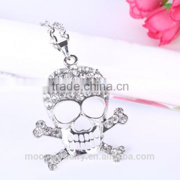 Gorgeous skull necklace fashion skull style jewelry necklace