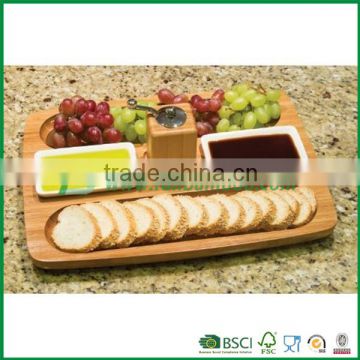 Bamboo strong dessert tray, fruit tray