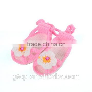 Wholesale Baby Handmade Crochet Shoes Supplier for 1-10 months old S-0022