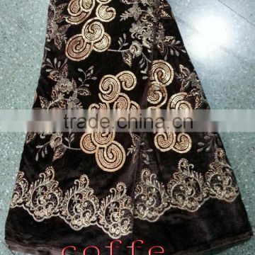 high quality fashion african velvet lace