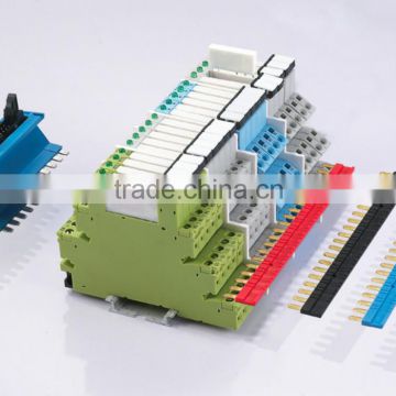PLC 6.2mm thickness din-rail 6 A contact rating slim relay socket