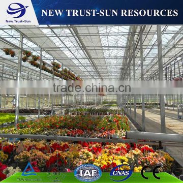 One stop solution for multi-span tomato greenhouse with PC sheet covering material