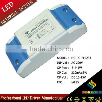 HG-PC-PF2233 LED driver lamps driver 3-4*1W