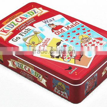 Customized Hot Sale Game Cards Tin Boxes Games Packages Boxes
