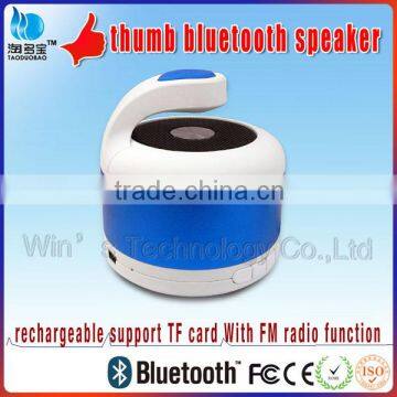 2015!! Personalized mini thumb portable bluetooth speaker wireless