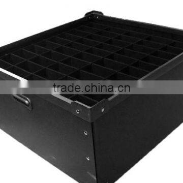 PP black conductive corrugated box for packaging