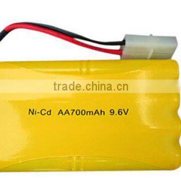 PKCELL Ni-CD 9.6V AA700 Battery 700mAh industrial pack