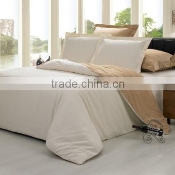 100% cotton printed bedding set/pure color/home textile