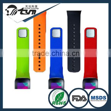 Custom fashionable new design various size colorful watch band wholesale