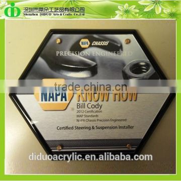 DDB-0078 Trade Assurance Chinese Factory Wholesale Acrylic Plaque