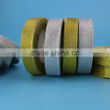 Metallic Golden Ribbon 3/4" inch wholesale