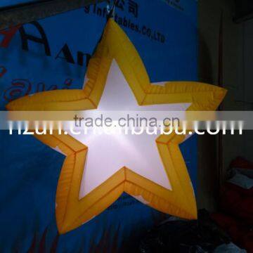 New Design inflatable Five-pointed star /infltable Pentagram with Light
