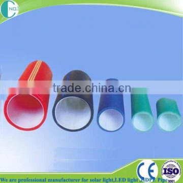 hdpe pipe 40/33 silicon core pe pipe with various lengths
