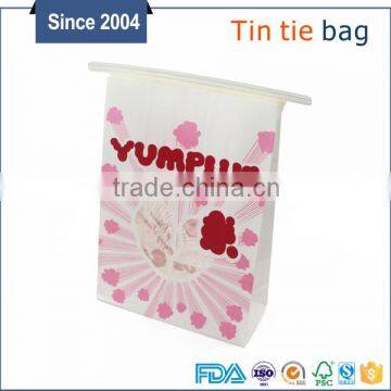 FDA Food Grade Popcorn Packaging flat bottom microwave popcorn paper bags