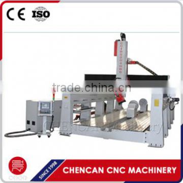 China 4 Axis 3D CNC Router CNC Foam/Wood Mold Carving/Engraving Machine with rotary
