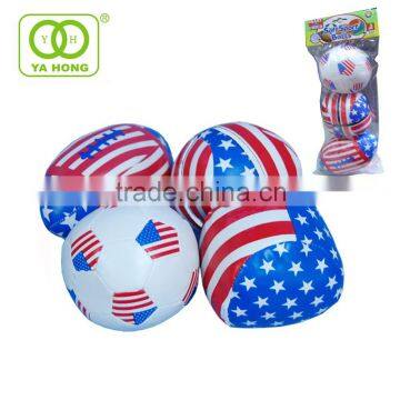 Custom Soft Ball set with American USA flag pattern by toy manufacturers
