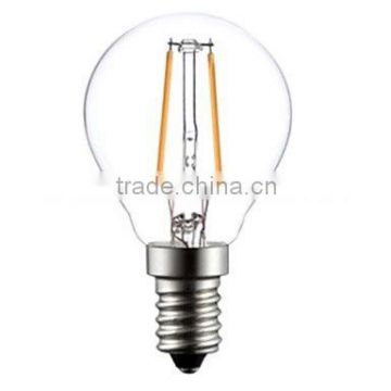 E14 2W G45 LED filament bulb