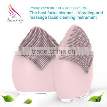 Soft color silicone cleaning brush Erasing wrinkles