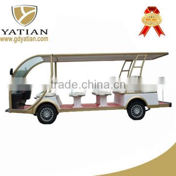 14 seats personal transport electric tourist bus golf vehicle