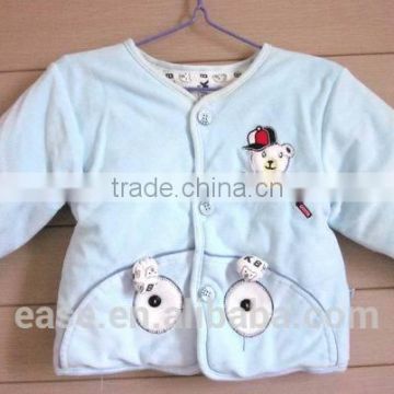 Baby winter velour cut design clothing sets