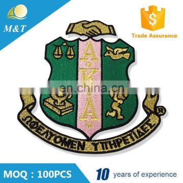 Promotion good quality custom embroidery badges