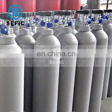Bestseller High Pressure Seamless Steel CO2 CO N2O 50L Argon Cilindro For Chile