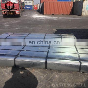 Galvanized steel sheet / coil of Corrugated metal roofing sheet with regular spangle