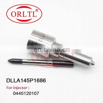 ORLTL Fuel Injection Nozzle DLLA 145 P 1686 (0433172033) Common Rail Spray Nozzle DLLA145P1686 For Weichai 0445120107