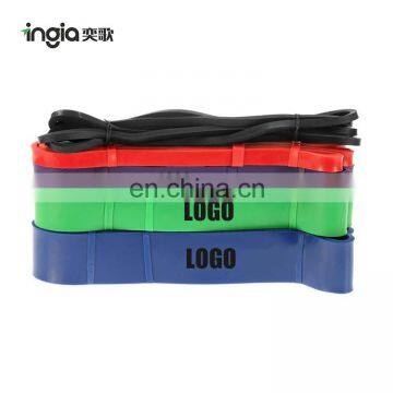 5-level Various Color 100% Natural Latex Yoga Elastic Stretch Resistance Bands