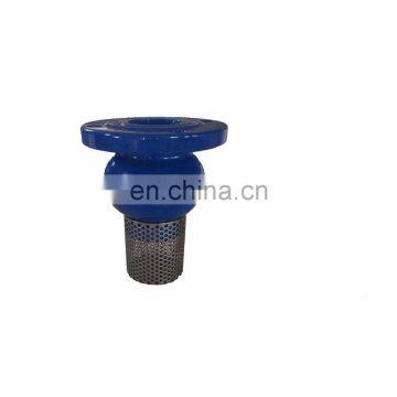 High Quality Cast Iron Lift Flange Bottom /Foot Valve with Strainer