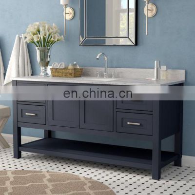 48 inch modern gray wood  freestanding   small single sink  unit bathroom vanities for sale
