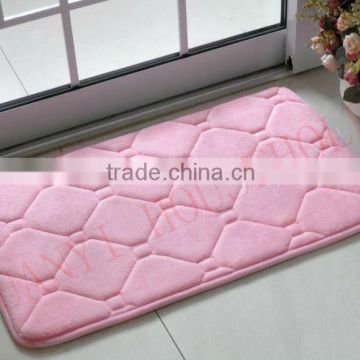 non-slip bath mats pink memory foam bath mat