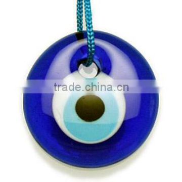 glass evil eye pendant
