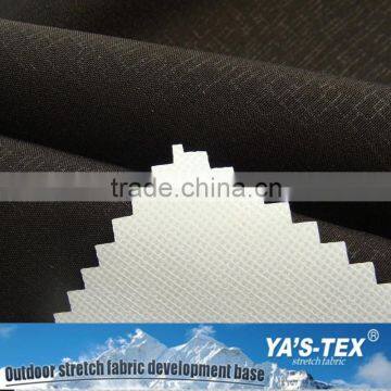 Black Nylon Breathable Waterproof Fabric PTFE Membrane Coated Fabric Nylon Stretch Fabric