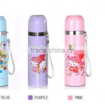 Classic Stainless Steel Vacuum Water Bottle Travel Thermos Flask with lid