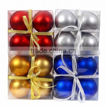 Custom size and design plastic hanging christmas ball