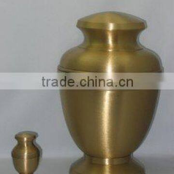 Brass Cremation urn