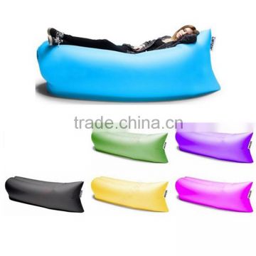 2016 New fast inflatable sleeping bag/inflatable air bed for outdoor