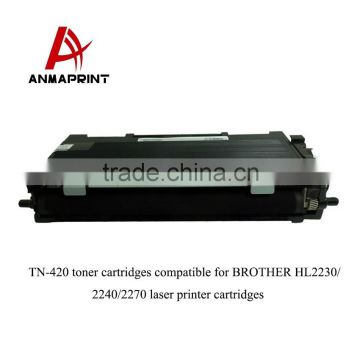 Best China Supplier TN-420 compatible Toner Printer Cartridgefor Brother Printers bulk buy from china