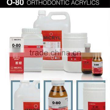 O-80 Ortodontic Dental Acrylics and Liquids