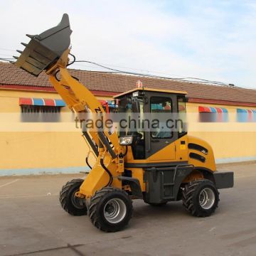 WOLF loader 1ton mini wheel loader used in lawn farm and garden machinery