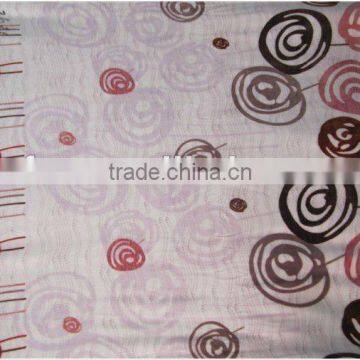 comfortable flannel fleece fabric with flower print