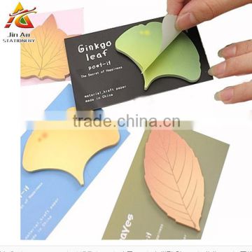 leaf shape note pads