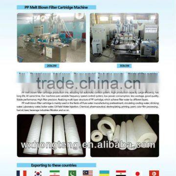 CE APPROVED PP meltblown machine from China